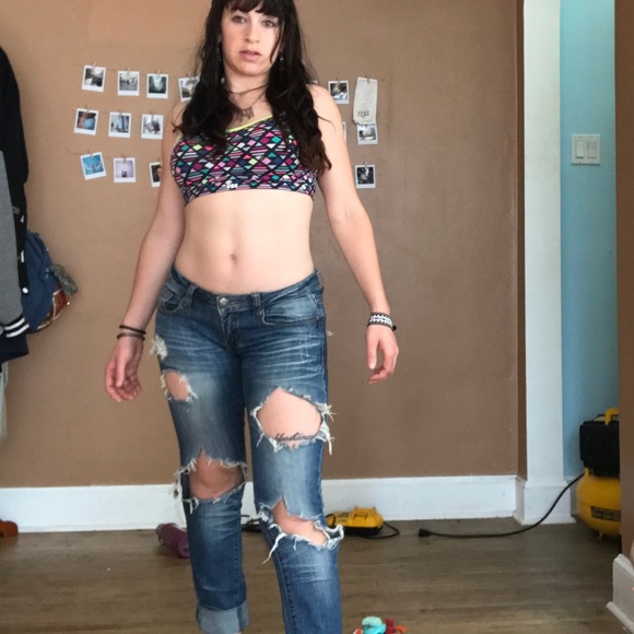 MACHINE distressed low-rise 👖 - Picture 3 of 12